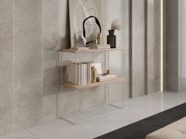 Miza za ličenje Toni - bela/artisan