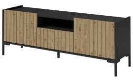 RTV komoda Larista - črna/artisan