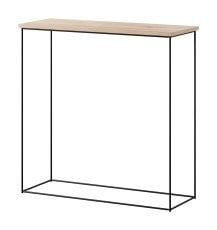 Konzolna miza Milan - črna/artisan