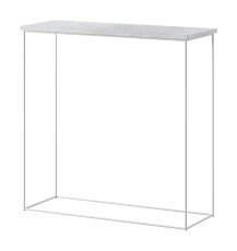 Konzolna miza Milan - bela/beton