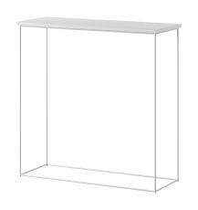 Konzolna miza Milan - bela/bela mat
