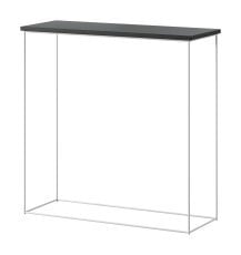 Konzolna miza Milan - bela/črna