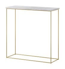 Konzolna miza Milan - zlata/beton