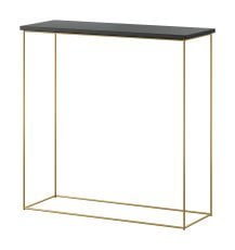 Konzolna miza Milan - zlata/črna