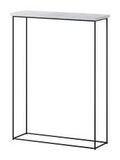 Konzolna miza Sili - črna/beton