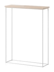 Konzolna miza Sili - bela/sonoma