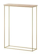 Konzolna miza Sili - zlata/artisan