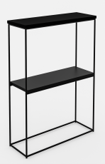 Konzolna miza Velo - črna/črna