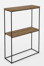 Konzolna miza Velo - črna/artisan