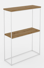 Konzolna miza Velo - bela/artisan