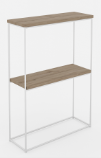 Konzolna miza Velo - bela/sonoma