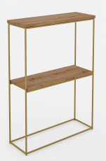 Konzolna miza Velo - zlata/artisan