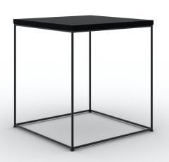 Klubska miza Adina - črna/črna