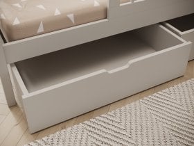 ADRK - Otroška postelja Galicja - 80x180 cm - bela