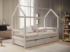 Otroška postelja Galicja - 90x200 cm - bela