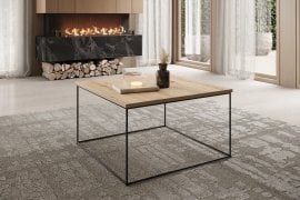 Klubska miza Roni - črna/artisan