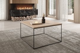 Klubska miza Roni - črna/sonoma