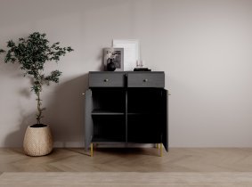 ADRK - Komoda Tili 2D2S - črna