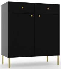 Komoda Tili 2D2S - črna