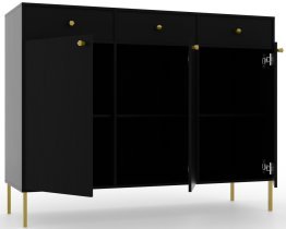 ADRK - Komoda Tili 3D3S - črna