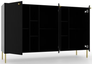 ADRK - Komoda Tili 3D6P - črna