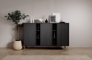 ADRK - Komoda Tili 3D6P - črna