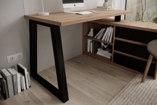 ADRK - Kotna pisalna miza Iwo II - artisan/črna