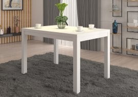 Klubska miza Olaf 2 - 120x80cm - bela