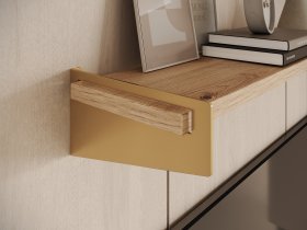 ADRK - Polica Ivi - zlata/artisan hrast