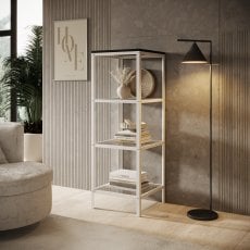 Regal Reli - bel/črn