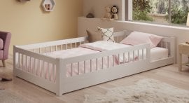 Otroška postelja Dori - 80x180 cm - bela