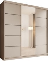 ADRK - Garderobna omara z drsnimi vrati Sonic 200 cm - kašmir