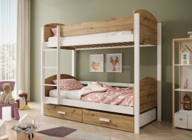 Pograd Jori - 80x180 cm - artisan hrast/bel