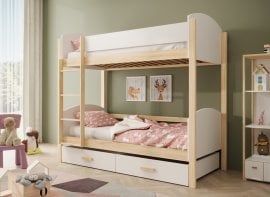 Pograd Jori - 90x200 cm - bel/bor