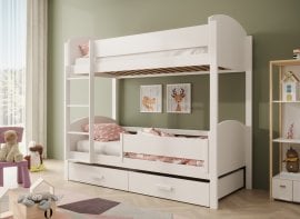 Pograd Jori z ograjico - 90x200 cm - bel