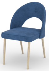 Jedilni stol Rodos 82 - moder, hrast sonoma noge