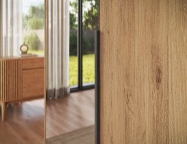 ADRK - Garderobna omara Alera II z nadgradnjo 100 cm - artisan hrast/črni ročaji