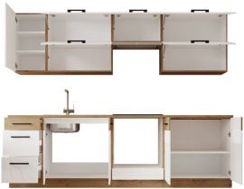 ADRK - Kuhinski sestav Vika - 260 cm - bela