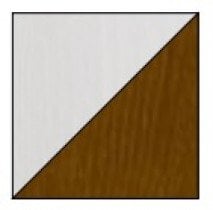 Bor in bela z oreh barvo