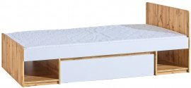 Dolmar - Otroška postelja Arca AR9 90x195 cm - bela/hrast 