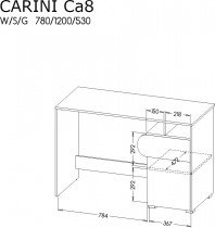 Dolmar - Pisalna miza Carini CA8
