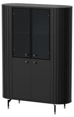 Visoka vitrina Zante ZA1 - črna