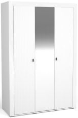 Garderobna omara Mossa MO2 - viski hrast/bela