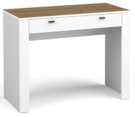 Miza za ličenje Mossa MO10 - viski hrast/bela