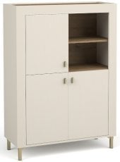 Komoda Mossa MO5 - viski hrast/kašmir