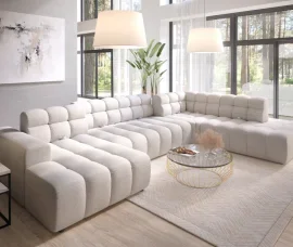 Sedežna garnitura v U obliki Bello Nar1