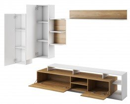 Laski meble - Dnevni TV regal Alva - bela