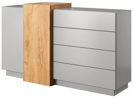 Komoda 3D F 2D4S - Siva