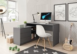 Radni stol Teo - Grafit