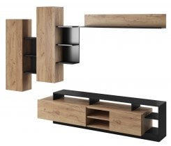Laski meble - Dnevni TV regal Alva - antracit